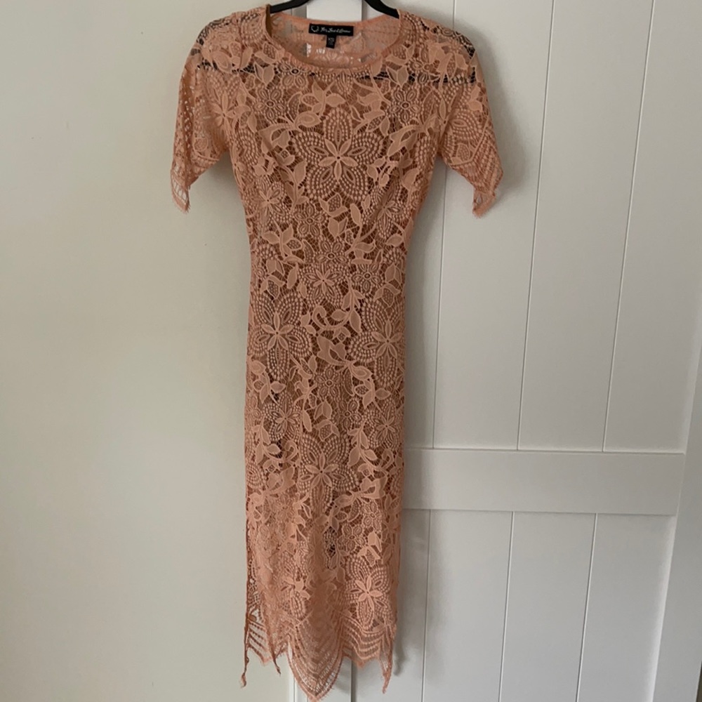 Dusty pink For Love and Lemons midi dress